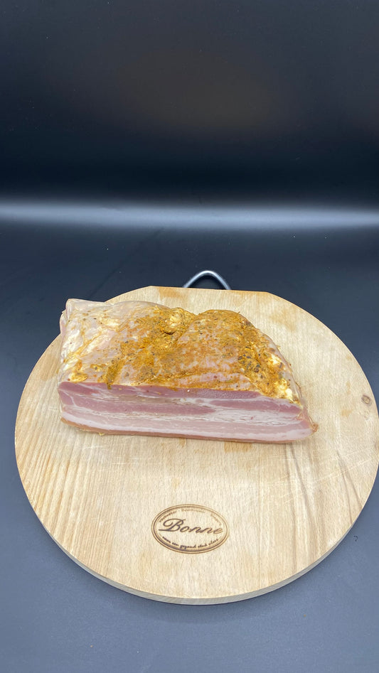 Gestoomd spek 100g